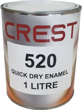 1 Litre Quick Dry Enamel GRP 3 Mixed Colour