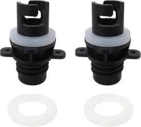 2 Packs Pumping Head Connector for Inflatable Kayak Stand Up Paddle Board, Valve Adapter Pump Adapter Paddle Board Pump Nozzle Replacements with 3 Gaskets