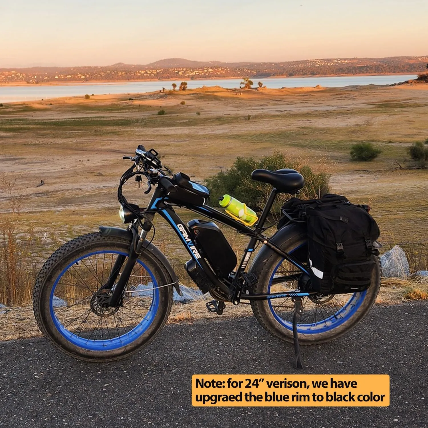 24"/26" Ebike for Adults Electric, Peak 2500W E-Bike, 52V 19.2Ah, Max 40MPH&70Miles, Hydraulic Disc Brake, Off Road Snow Mountain Pedal Assist E-Bikes, Fat Tire Fast E-Bicycle, UL Certified