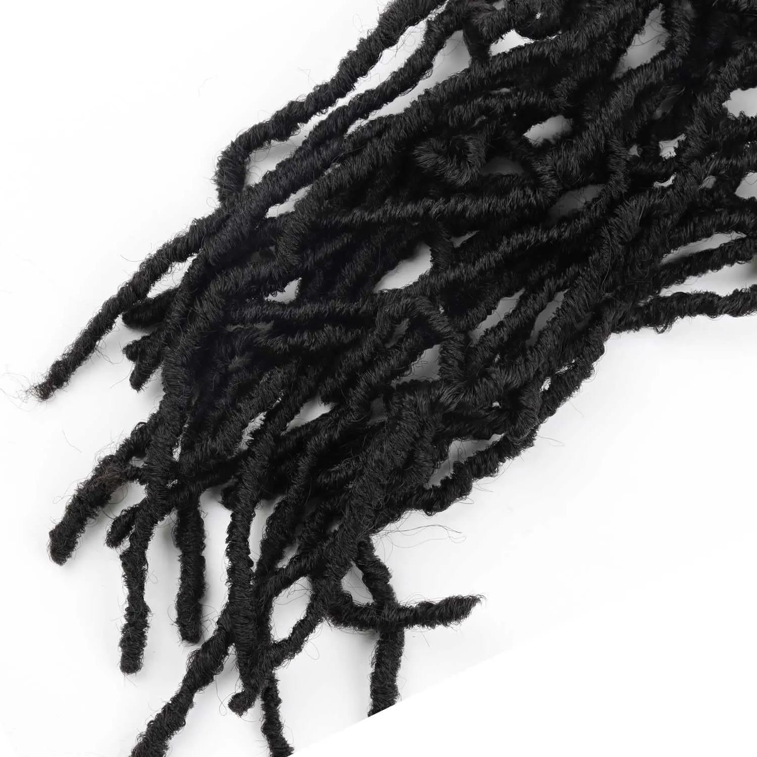 7 Packs Faux Locs Crochet Hair 30 Inch Soft Locs for Distressed Locs Butterfly Locs Crochet Hair for Women (30 Inch(Pack of 7) 2#)