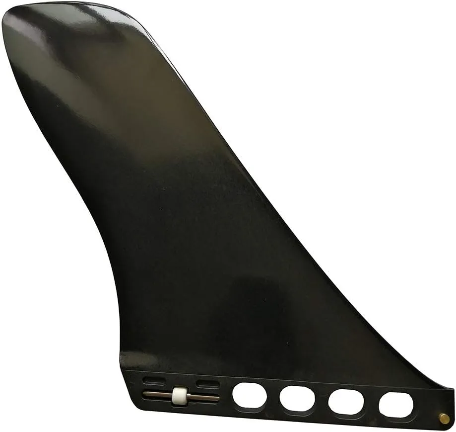 9 inch Auto Base Longboard & SUP Single Fin - Center Fin for Surfboards & Paddle Boards (9 Inch Touring)
