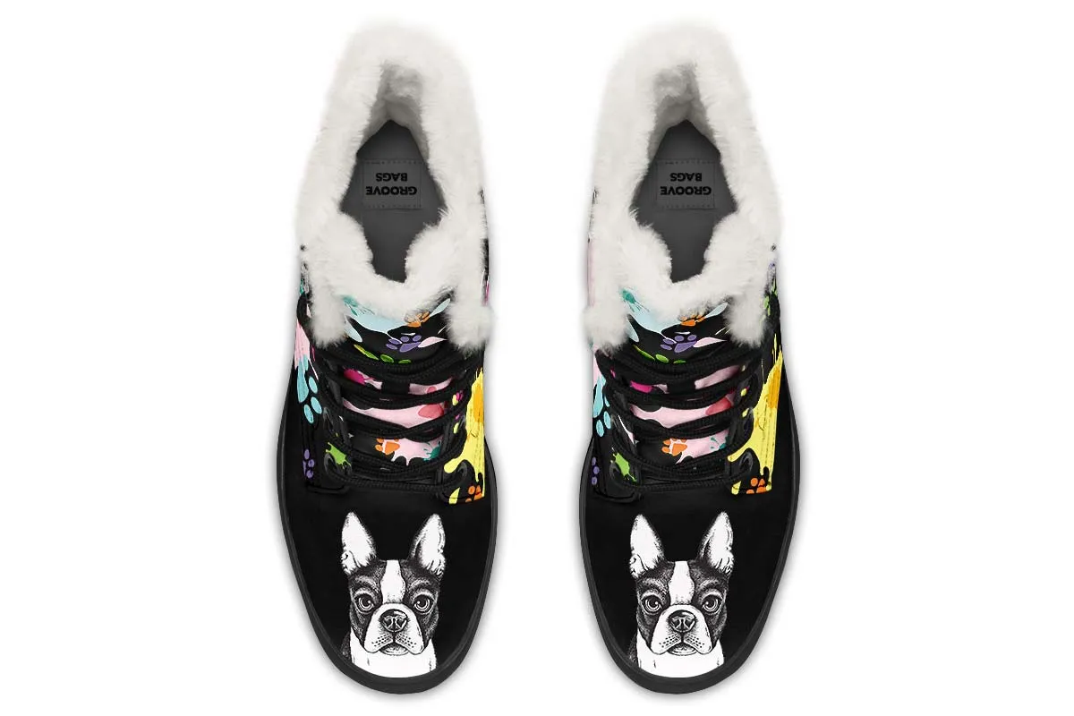 Artsy Boston Winter Boots