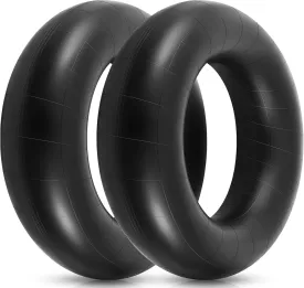 BBTO 2 Pcs 48 Inch River Tube for Floating Heavy Duty Rubber Inflatable Inner Tube Sled Large River Float for Swimming Winter Sledding Ski Pool Closing Floating Rafting Adults