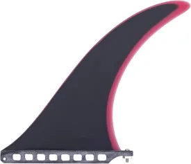 Boogie Boards Goose Surfboard Fin 10 Inch Fiberglass Center Single Fin 10" Longboard Tail Rudder US Base SUP Accessories (Color : Black Yellow 10 inch)
