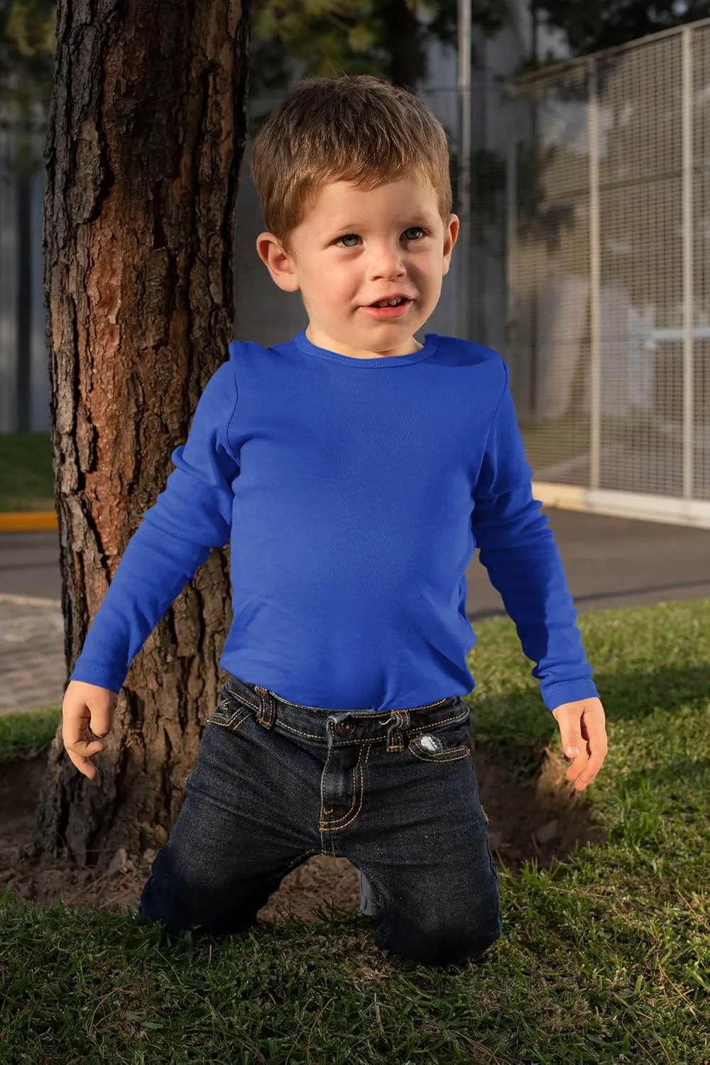 BROOKLYN VERTICAL Boys 4-Piece Thermals Set | Long Sleeve Shirt, Pants Ages 1-16