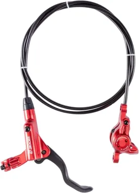 BUCKLOS MTB Hydraulic Disc Brakes, Mountain Bike Left Front 800mm Right Rear 1450mm Hydraulic Brake Set Aluminum Alloy Levers with Calipers PM/is Adapter Fit EBike/Fat Bike