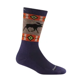 Darn Tough Vermont Women's Vanna Grizzle Boot Midweight Hiking Sock - Blackberry