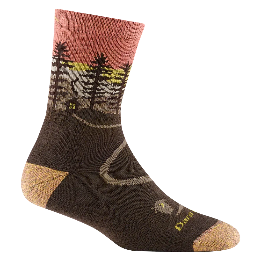 Darn Tough - Women's Northwoods Micro Crew Midweight Hiking Sock - Earth