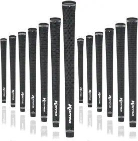 Karma Velour Black Midsize ( 1/32'') Stick Grips Golf Grips (13 Pack)