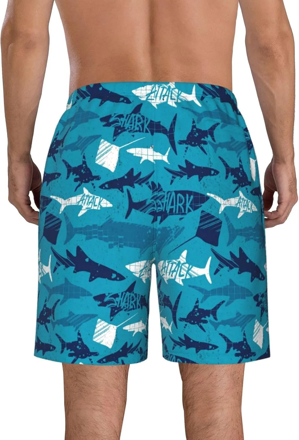 Men Beach Shorts Trunks - Board Shorts for Men Swim - Summer Swimming Pants for Men