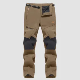 Men's Fleece-Lined Winter Ski Pants – Water-Resistant with 4 Zip Pockets