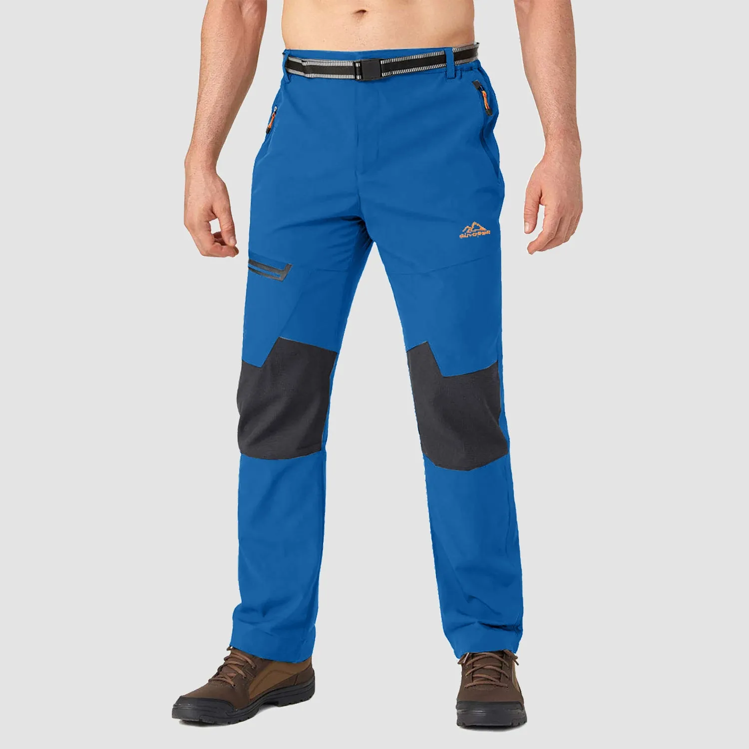 Men's Fleece-Lined Winter Ski Pants – Water-Resistant with 4 Zip Pockets