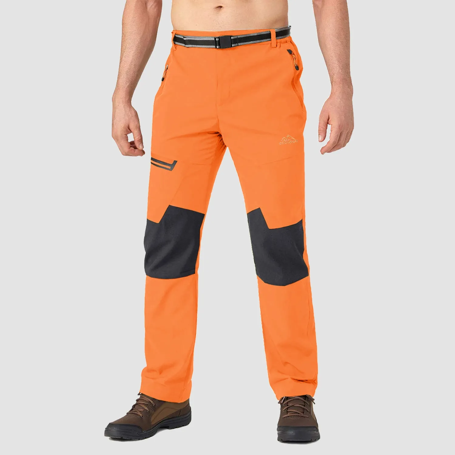 Men's Fleece-Lined Winter Ski Pants – Water-Resistant with 4 Zip Pockets