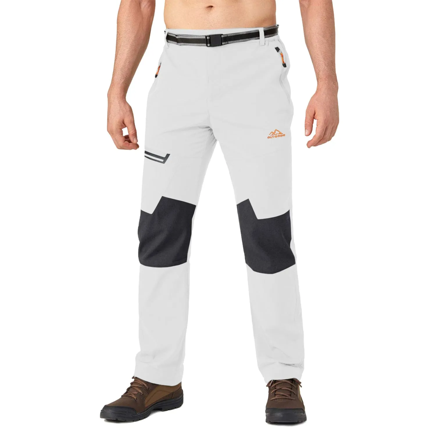 Men's Fleece-Lined Winter Ski Pants – Water-Resistant with 4 Zip Pockets