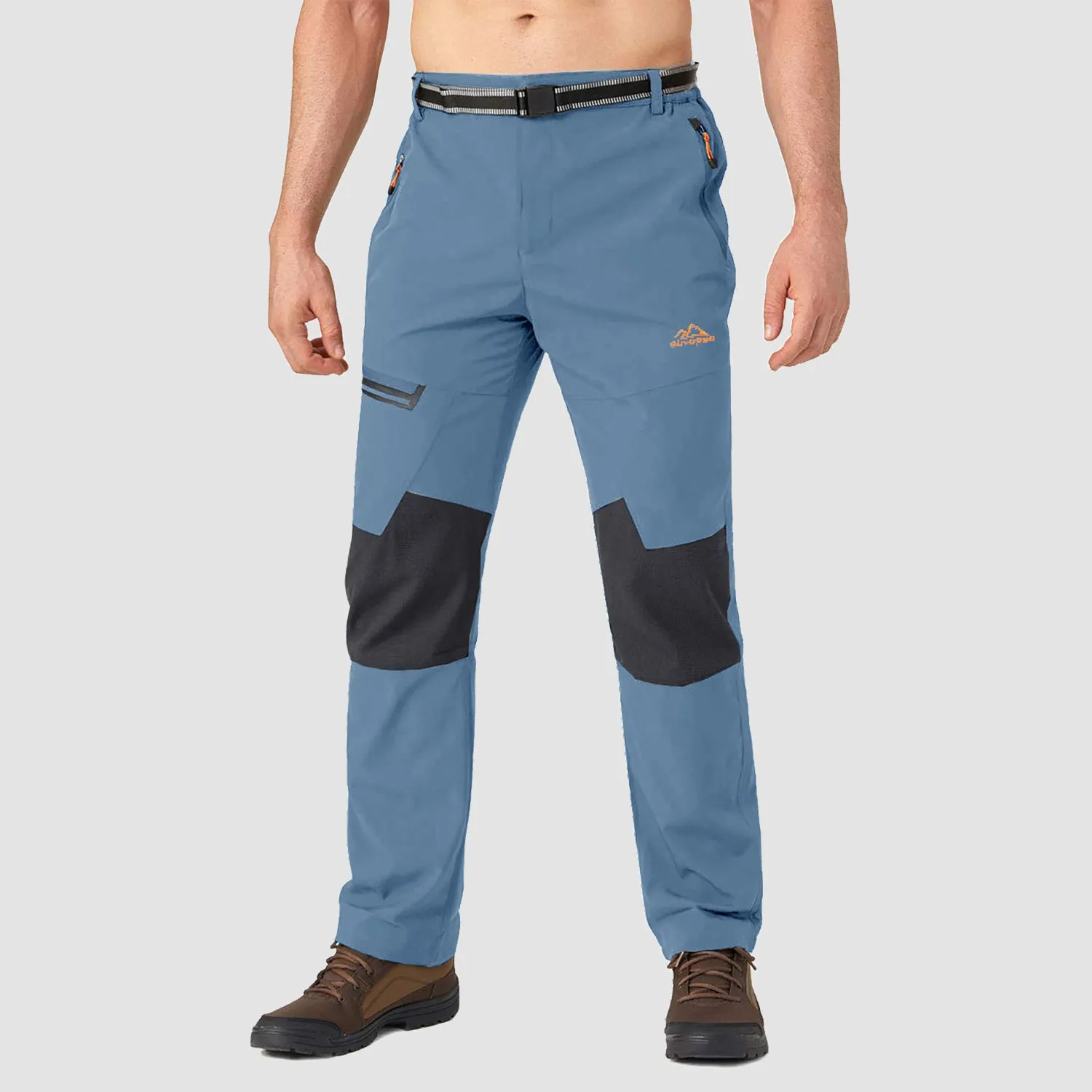 Men's Fleece-Lined Winter Ski Pants – Water-Resistant with 4 Zip Pockets