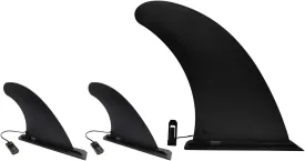 Paddle Board Fins Replacement Set of 3, More Durable and, No-Tool Installation, Detachable Quick Release Paddleboard Fin for Most ISUP, Inflatable Paddleboard (1P 9 & 2P 5)