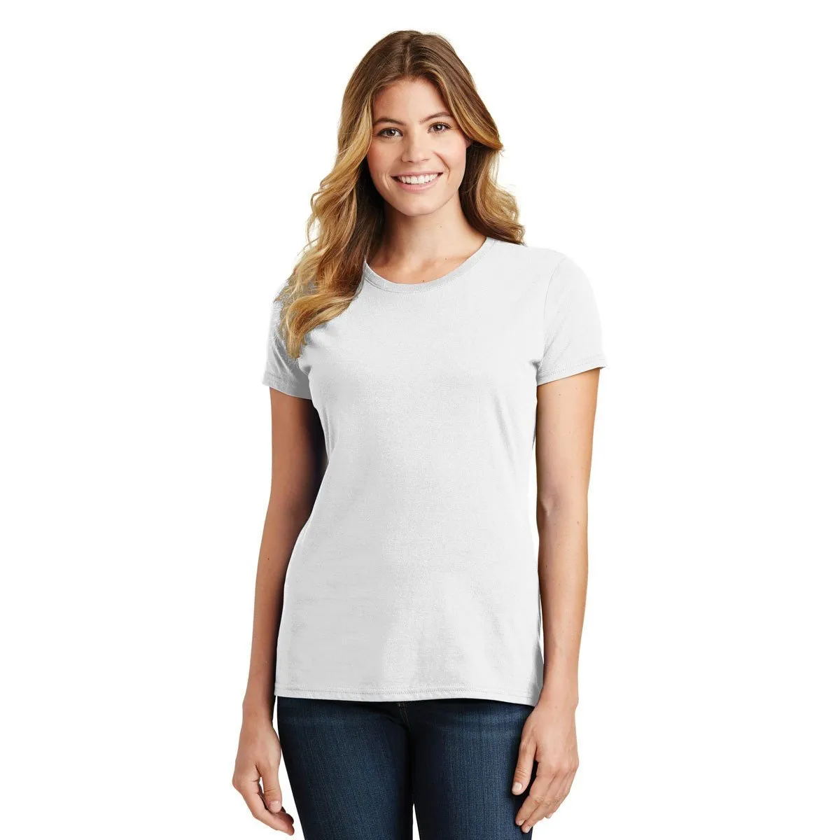 Port & Company Women's White Fan Favorite Tee