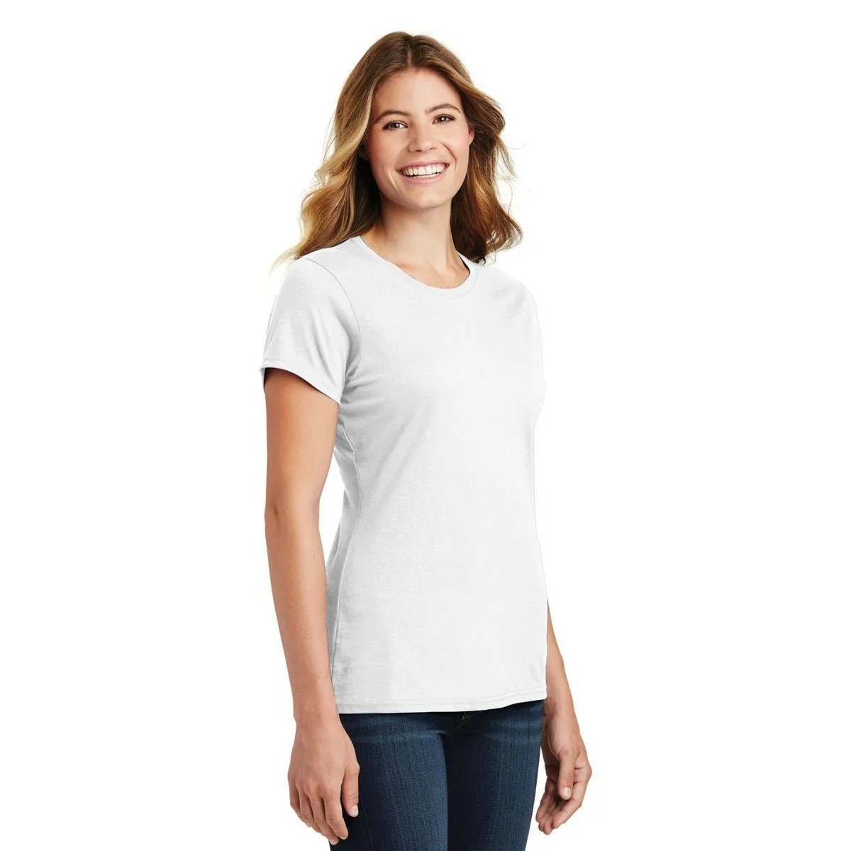 Port & Company Women's White Fan Favorite Tee