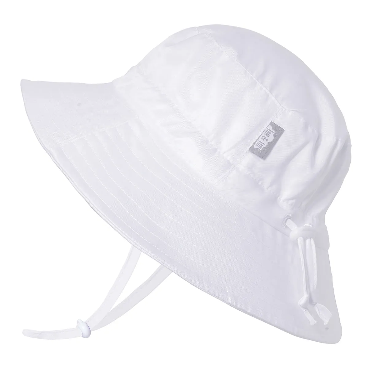 Quick Dry Hat, 50  UPF, Stay-on Tie – White
