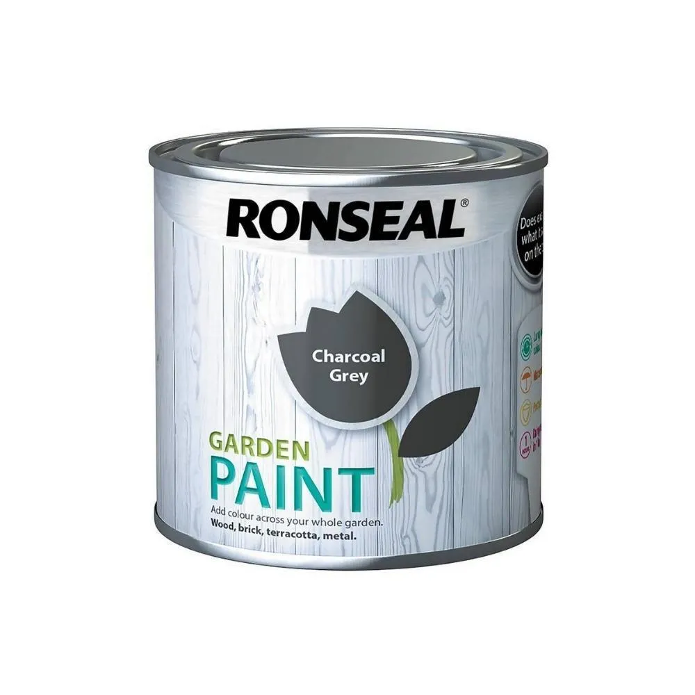 Ronseal Garden Paint Charcoal Grey | 250ml