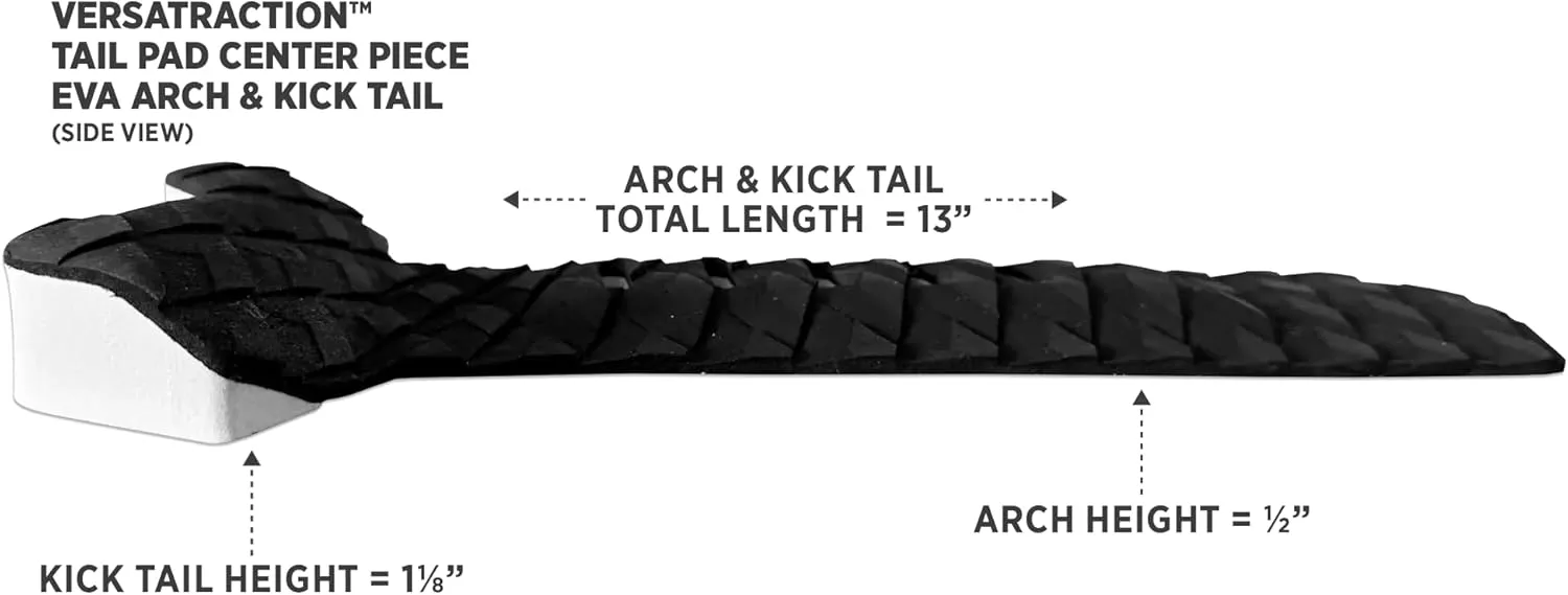 Surfboard Drips 3 Piece Tailpad