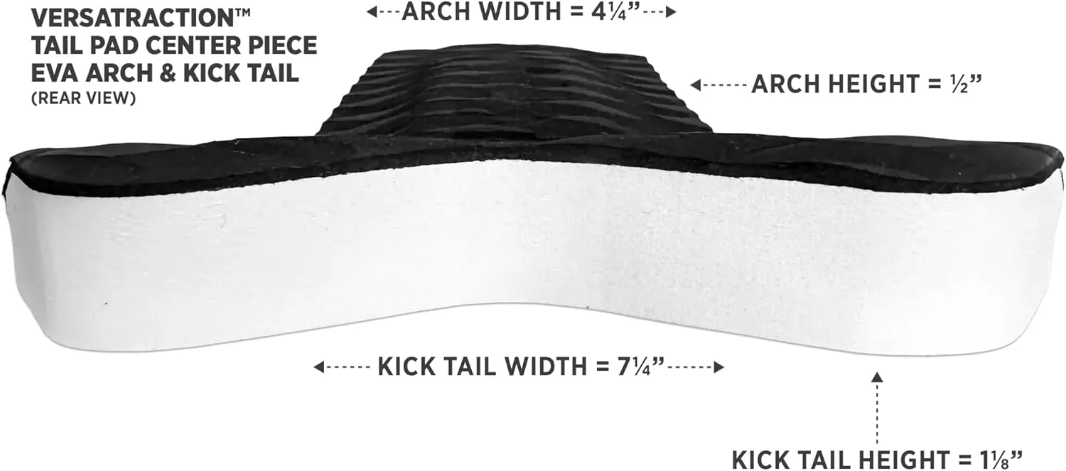 Surfboard Drips 3 Piece Tailpad