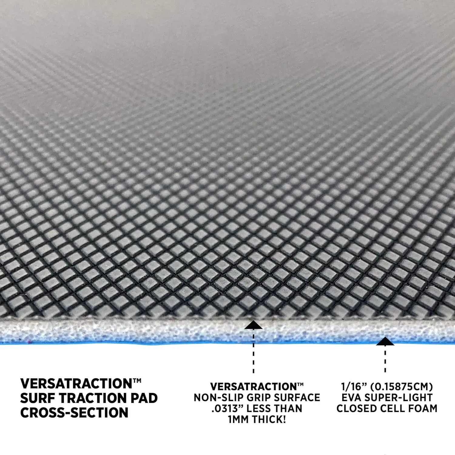 Surfboard Drips 3 Piece Tailpad