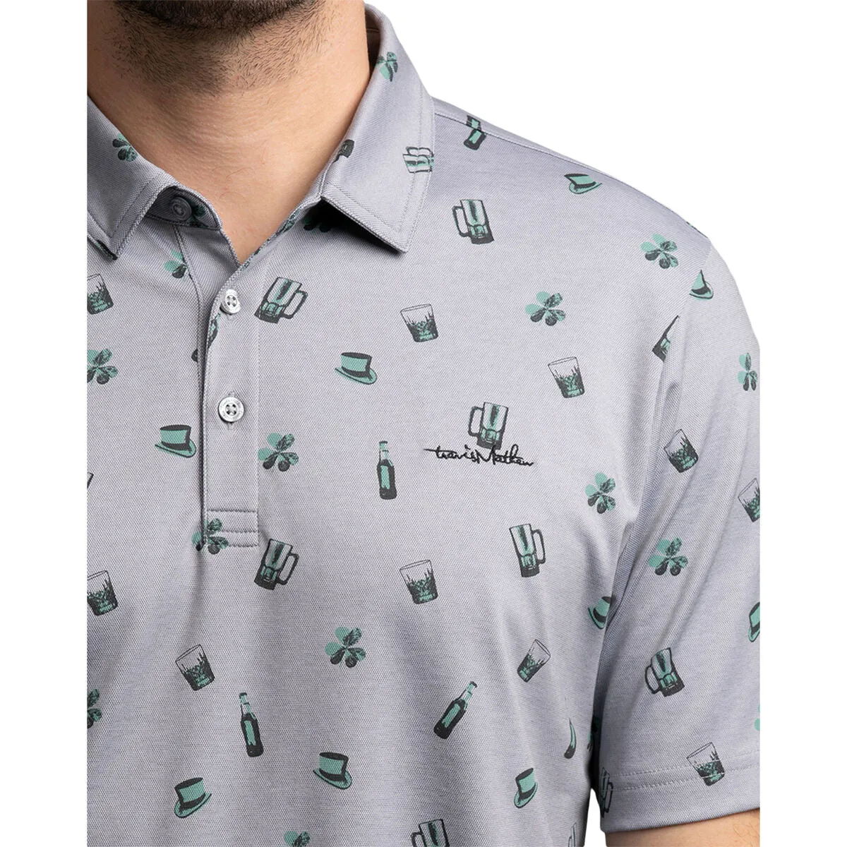 TravisMathew Treasure Hunt Mens Golf Polo