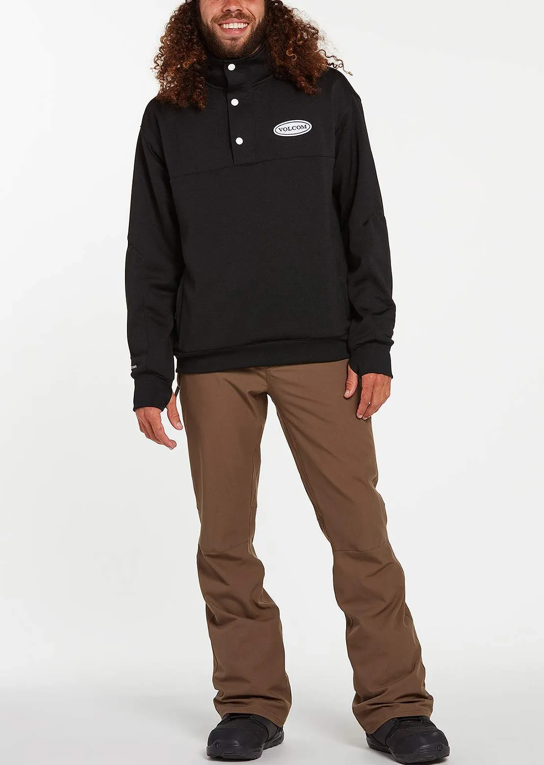 Volcom Men's She Crew Snap Pullover