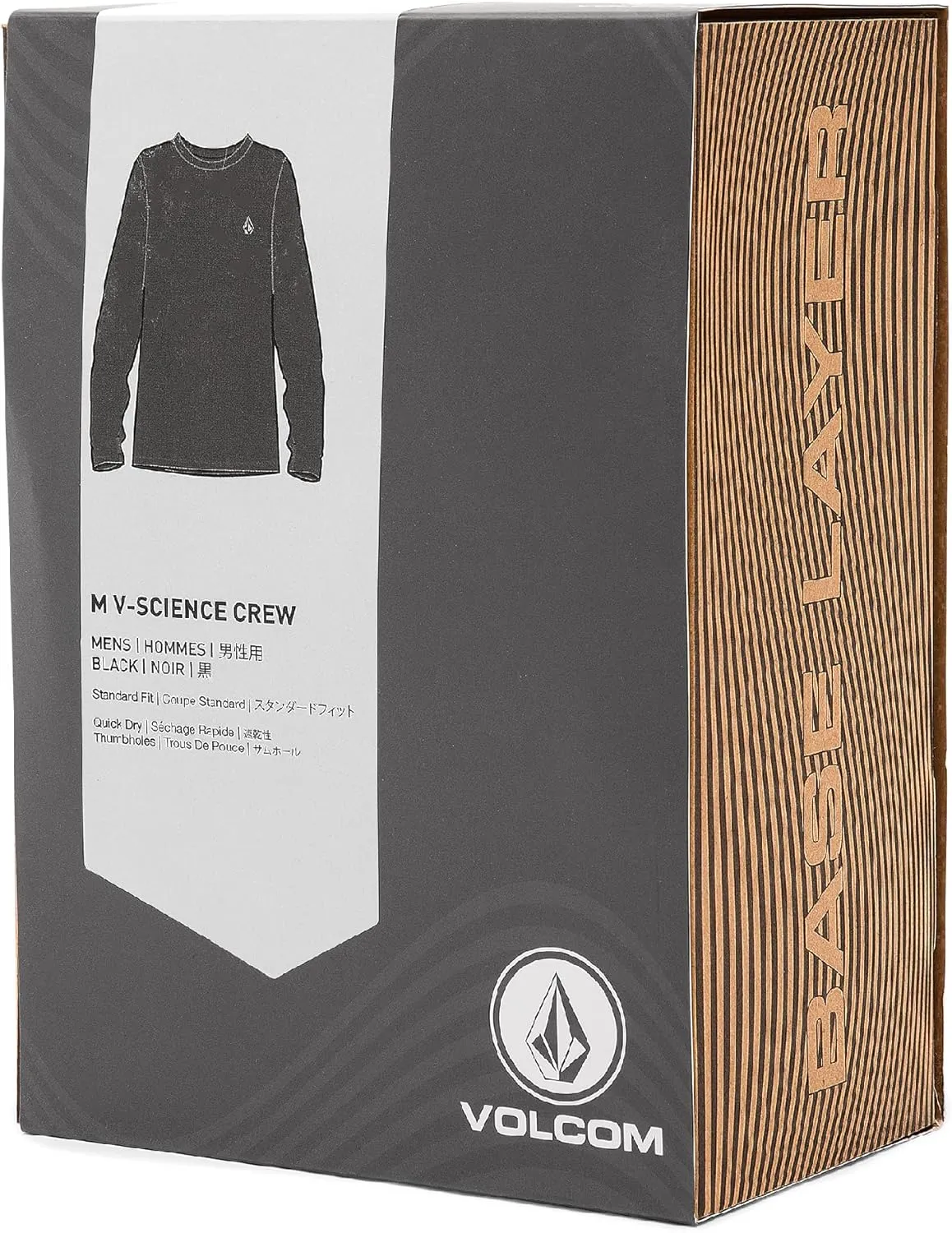 Volcom Men's V-Science Midweight Thermal Base Layer Long Sleeve Shirt