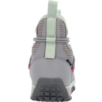 Xtratuf Women's Nylon Ice 6" Waterproof 200G Pac Ankle Deck Boot -Grey- AIWN100